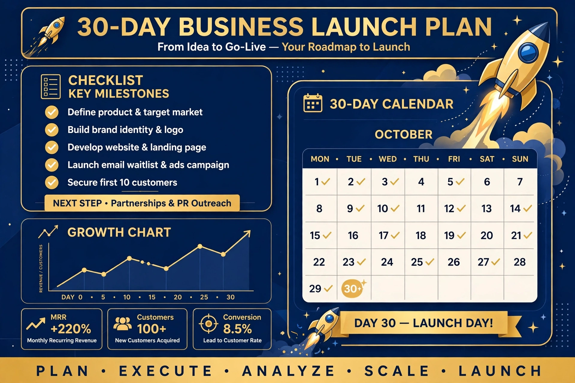 From $0 to First Sale: Your 30-Day Shopify Launch Plan