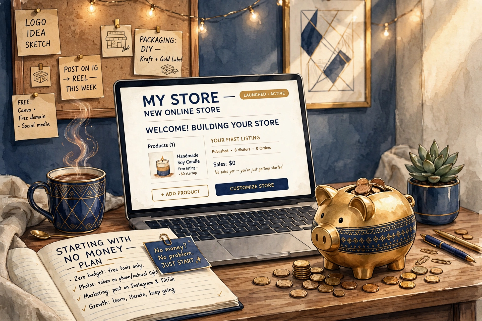 How to Start an Online Business with No Money in 2026